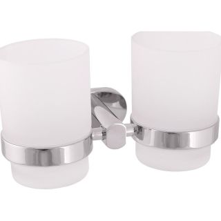 Стакан для зубных щеток Rav Slezak Yukon YUA0202 двойной Хром